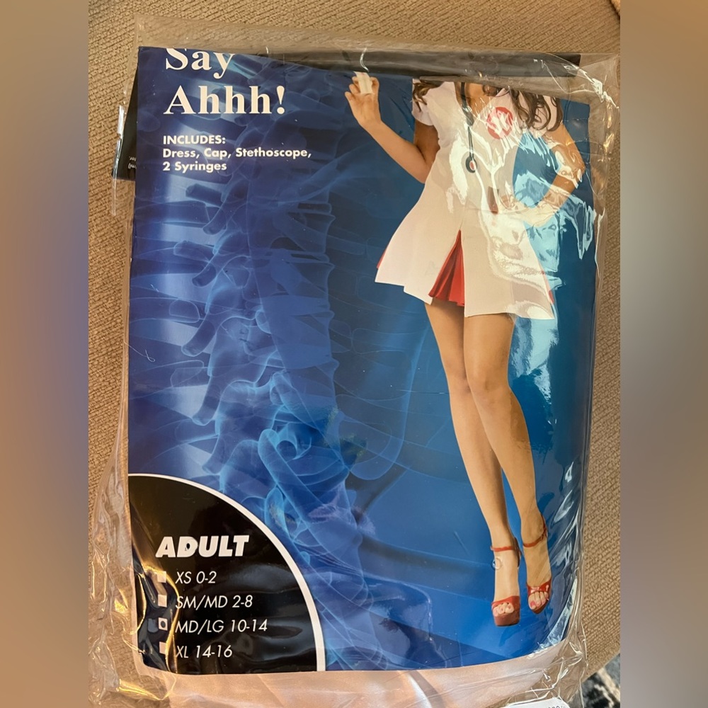 NURSE COSTUME SIZE LMD/L